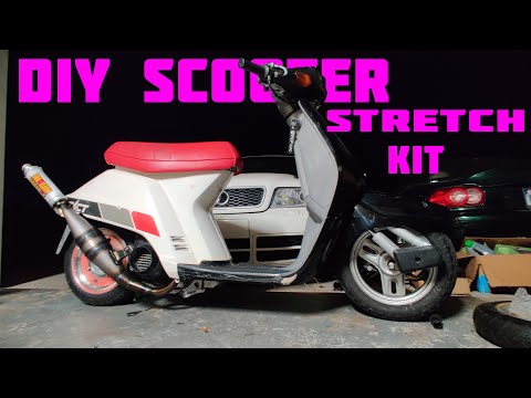 Видео: НАБОР ДЛЯ РАСТЯЖКИ СКУТЕРА САМОДЕЛЬНЫМИ РУКАМИ (мы РАЗДАЕМ aero 50!)