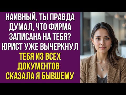 Видео: Наивный, ты правда думал, что фирма записана на тебя? Юрист уже вычеркнул тебя из всех документов