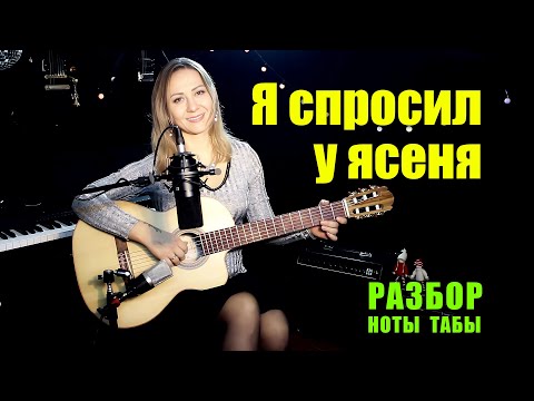 Видео: Я спросил у ясеня, где моя любимая | На гитаре | Ноты Табы Разбор