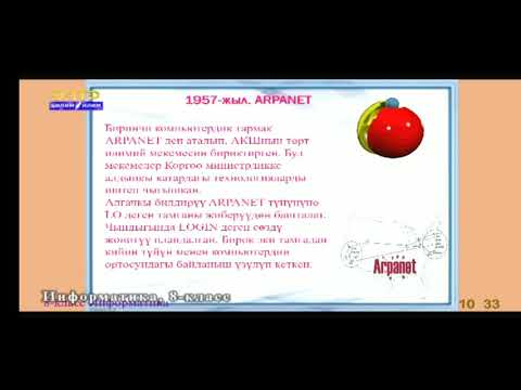 Видео: Информатика 8 класс Тема: Интернеттин жайгашышы. IP  адреси
