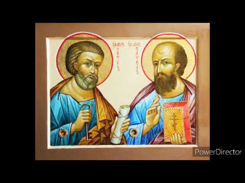 Видео: Акафист первоверховным апостолам Петру и Павлу 29.01; 12.07