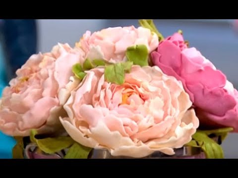Видео: Цветы из шоколада: пошаговое приготовление пиона