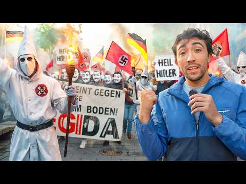 Видео: Сбор "неонацистов" в Германии