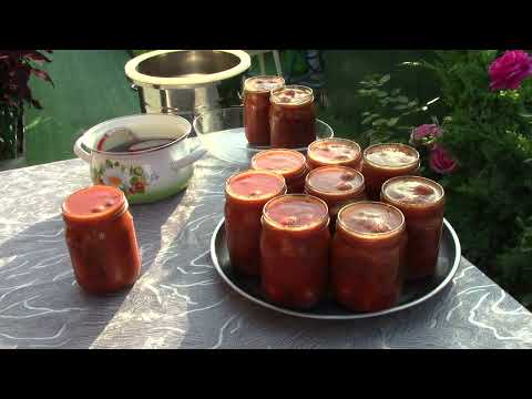 Видео: Автоклав.  Сосиски с фасолью в томатном соусе.