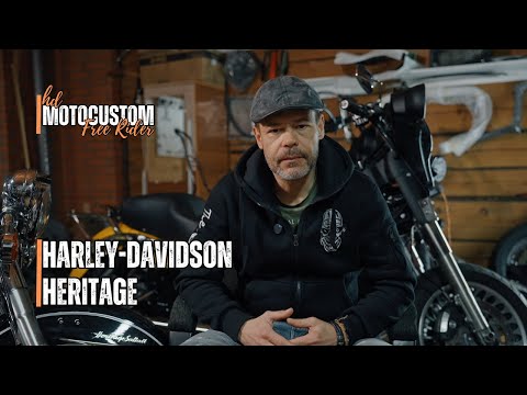 Видео: HARLEY-DAVIDSON HERITAGE: Обзор Хэритейч на 103 моторе