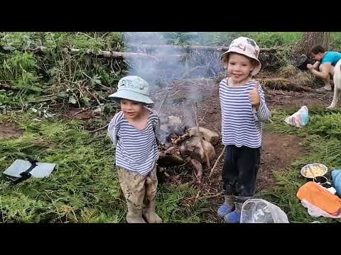 Видео: Поход с детьми в район Поднебесных зубьев ч. 1