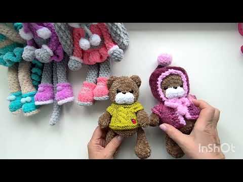 Видео: Готовые работы за неделю, довязала заказ и футболка спицами!!!