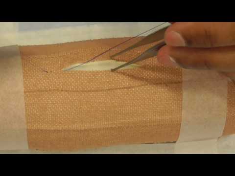 Видео: Подкожный шов