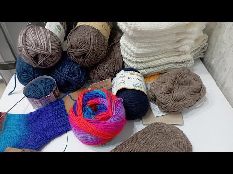Видео: Готовые работы, процессы, планы. Новинки пряжи Alize Comfort