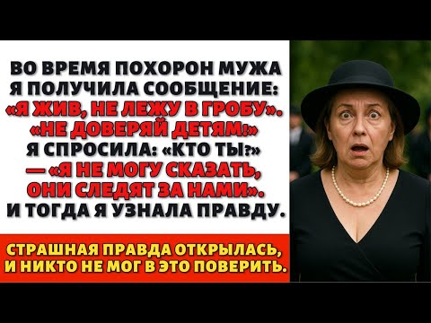 Видео: На похоронах моего мужа я получила сообщение «Я всё ещё жив, никому не верь!