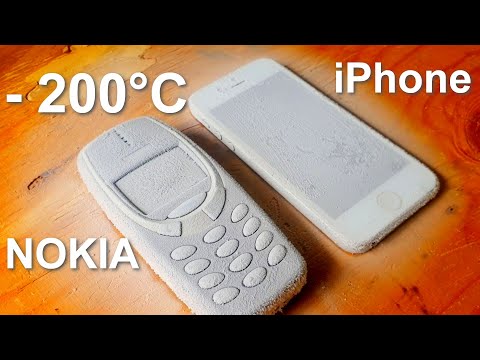Видео: NOKIA 3310 И IPHONE В ЖИДКОМ АЗОТЕ кто выживет