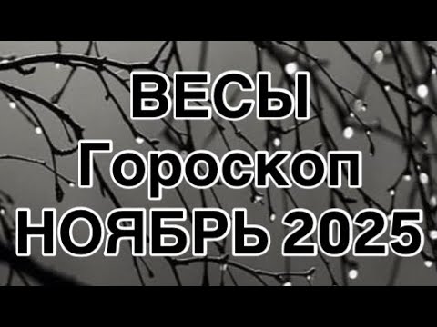 Видео: ВЕСЫ - ГОРОСКОП  НА НОЯБРЬ  2025  |УДАЧА  |  ЛЮБОВЬ | РАБОТА | ФИНАНСЫ | ОТ NATALLIA MARKOWSKA