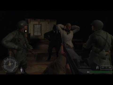 Видео: Call of Duty UO, без комментариев #2(Американская компания: спасение и засада)