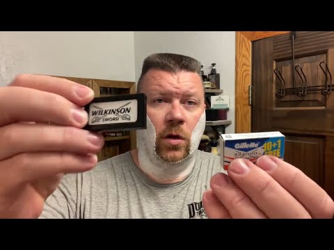 Видео: Сравнение лезвий || Wilkinson Sword Blade против Gillette Wilkinson Sword Blade || #matthewshaves