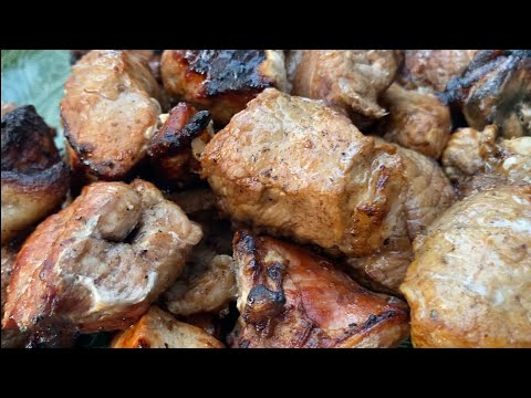 Видео: Шашлык из свинины 