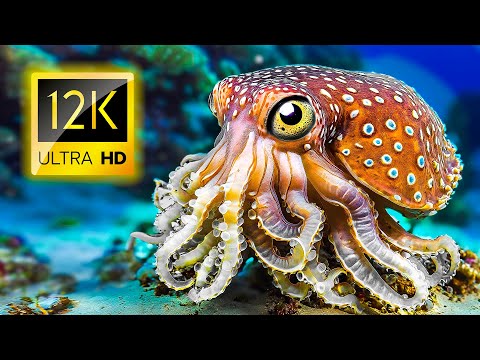 Видео: Экскурсия По Дикой Природе, Морским Животным И Рыбам 12K ULTRA HD — Звуки Океана И Музыка