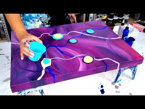 Видео: Абстрактное искусство с изюминкой!! Эта пурпурно-розовая картина с воздушным шаром НАСТОЛЬКО крута!