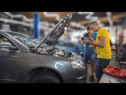 Видео: Passat сдох после гонки :( Оживляем!