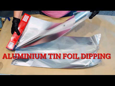 Видео: Мятая алюминиевая фольга, покрытая акрилом / всегда разная и весёлая для всей семьи