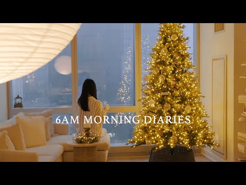 Видео: 6AM Утренние дневники❄️ | Уютное зимнее утро |Slow, quiet, self-care｜Slow Living Diaries