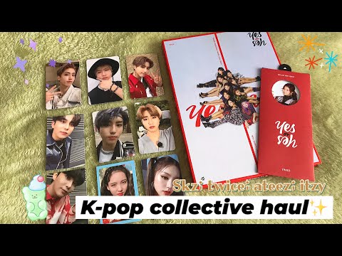 Видео: 🍓распаковка фотокарт и другого мерча | k-pop collective haul skz;twice;ateez;itzy❤️