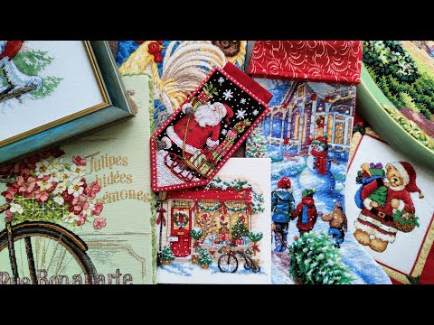 Видео: 1️⃣ Весь вышитый Dimensions в 2024 году. Итоги года. Вышивка.