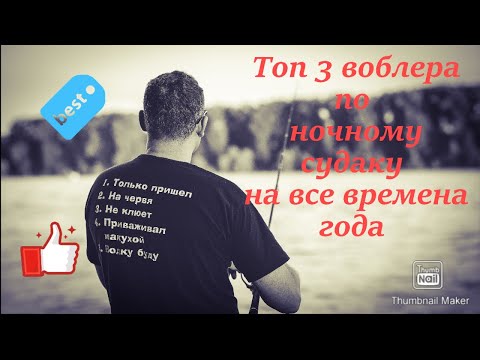 Видео: Топ 3 воблера по ночному судаку на все времена года. Розыгрыш приза на годовщину канала.