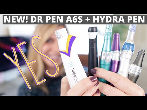 Видео: Новая ручка: A6S + HYDRA PEN | Dr Pen M8 | Dr Pen X5 | Dr Pen A6 + A7 **Пересмотр ручек для микро...