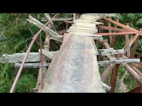 Видео: Старый мост ст Новодмитриевская