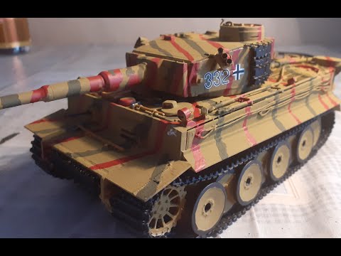 Видео: Сборка модели танка тигр 1 в масштабе 1/35 от фирмы звезда.