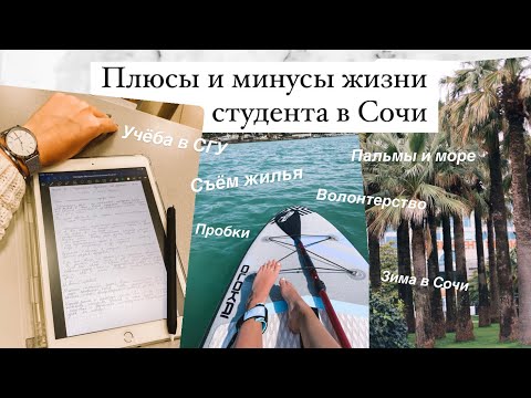 Видео: Плюсы и минусы жизни студента в Сочи // Anya Kazantseva