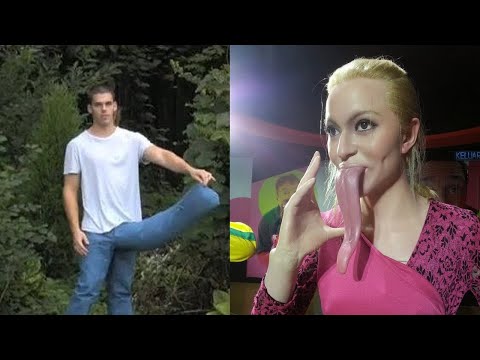 Видео: Люди, с Самыми Длинными Частями Тела в Мире