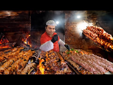 Видео: Аппетитные легендарные сорта шашлыка! Лучшая турецкая уличная еда
