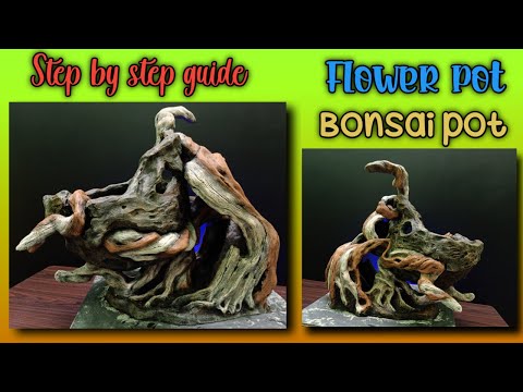 Видео: как сделать красивый цветочный горшок |  Учебник по помощи горшка