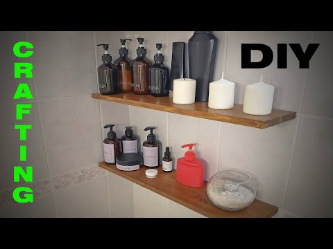 Видео: Ремонт в ванной. Делаем полки. Shelves in the bathroom