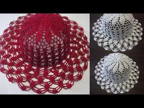 Видео: АЖУРНАЯ ЛЕТНЯЯ ШЛЯПКА КРЮЧКОМ ДЛЯ ЖЕНЩИН (часть 1)