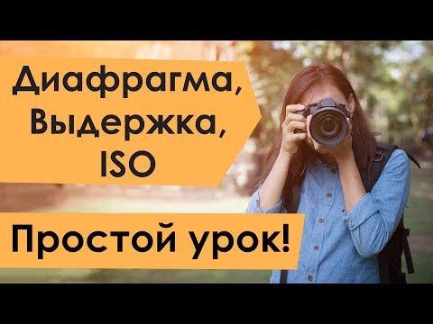 Видео: Диафрагма, выдержка и iso. Простой урок!