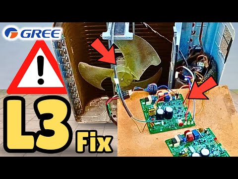 Видео: Неисправен наружный кондиционер Gree? Быстро устраните ошибку мигания L3!