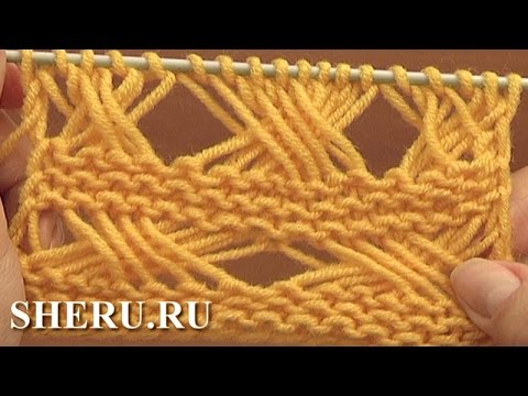Видео: Knitting Long Loops Stitch Pattern Урок 7 Вязание спицами