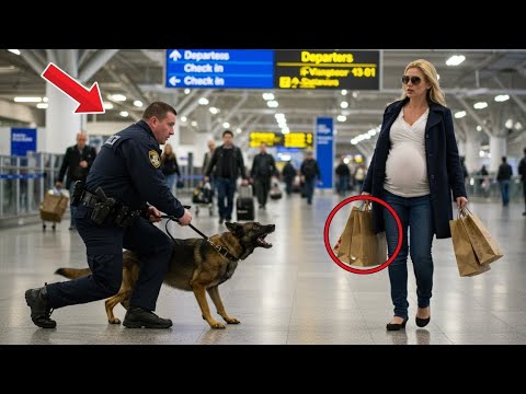 Видео: Собака Отчаянно Лаял На Беременную Женщину В Аэропорту… А Потом Все Узнали Шокирующую Правду!