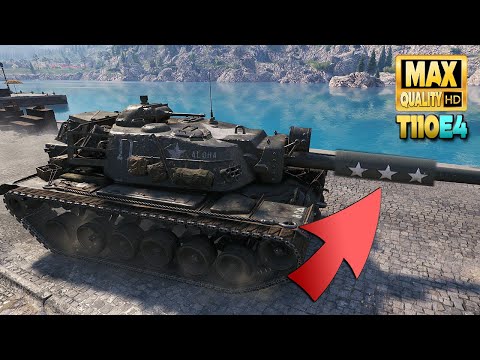 Видео: T110E4: Старая добрая 155-мм пушка - World of Tanks
