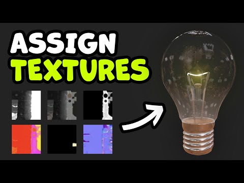 Видео: Быстро Назначать Текстуры в Maya – AO, Цвет, Шероховатость, Displacement и Эмиссия