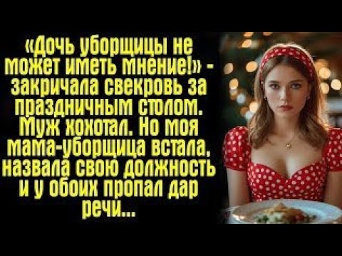 Видео: «Свекровь унизила меня за праздничным столом… Муж смеялся, но потом пожалел!»