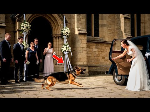 Видео: В день свадьбы собака преградила невесте путь — правда повергла всех в шок