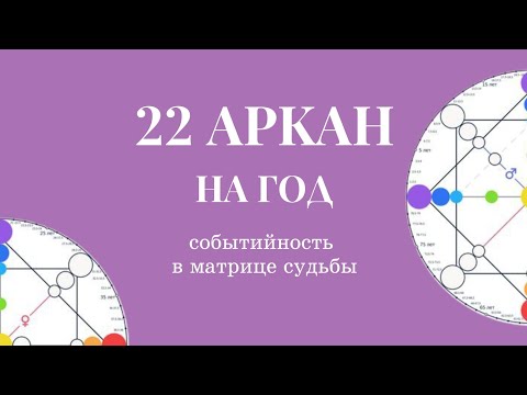 Видео: 22 аркан на год событийность в матрице судьбы