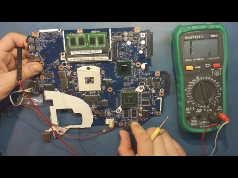 Видео: Ремонт материнской платы ноутбука (LA-7912p) от нашего подписчика. Неисправность драйвера ISL6208
