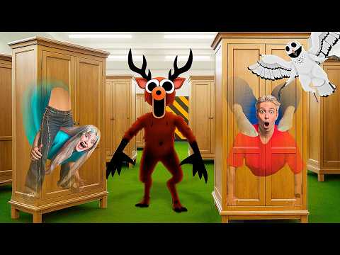 Видео: Прятки в шкафах от DEAR MONSTER и OWL MONSTER 99 Nights Челлендж!