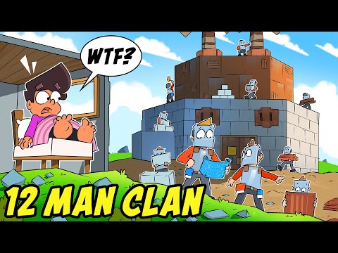 Видео: Просыпаюсь и вижу, что на моем пороге в Rust находится ХУДШИЙ КЛАНА из 12 ЧЕЛОВЕК!!!