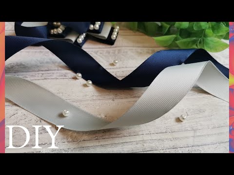 Видео: Точно захотите ПОВТОРИТЬ! Школьные бантики из лент 2,5 см, такие точно купят много/diy/tutorial/мк