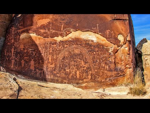 Видео: Наскальная живопись в Рочестере, штат Юта